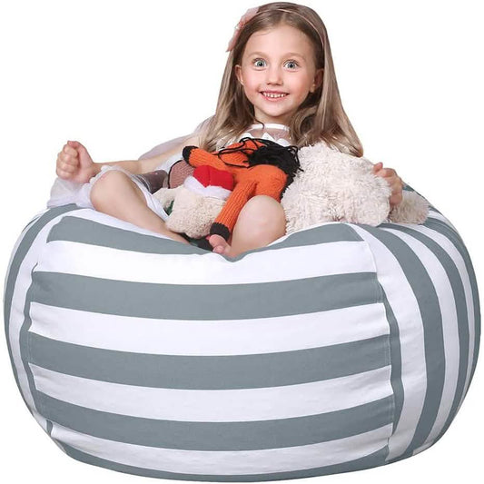 Stuffed Animal Storage Bean Bag Chair Cover Cartsfy Inc.