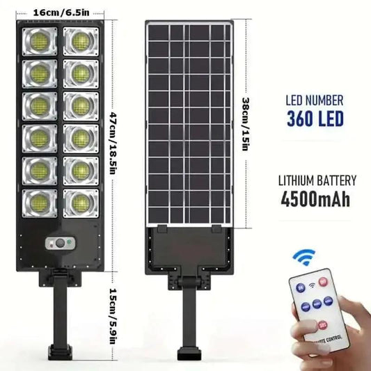 Super Bright 360 LED 3 Speed Double Row Solar Light DailySale Default Title Default Title-