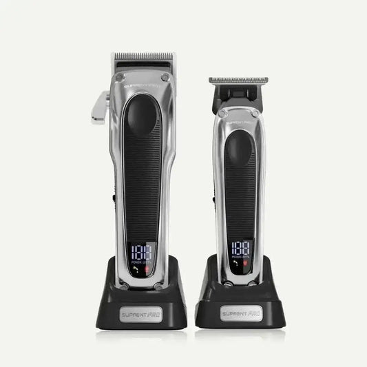 The Black Obsidian Professional Clipper and Trimmer Set - HC776SX Cartsfy Inc.