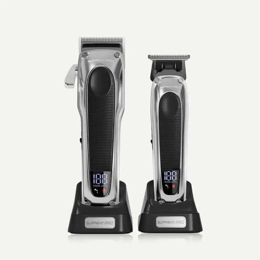 The Black Obsidian Professional Clipper and Trimmer Set - HC776SX SUPRENT US Default Title Default Title-