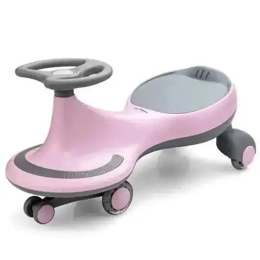 Wiggle Car Ride-on Toy with Flashing Wheels-Pink VYSN Default Title Default Title-