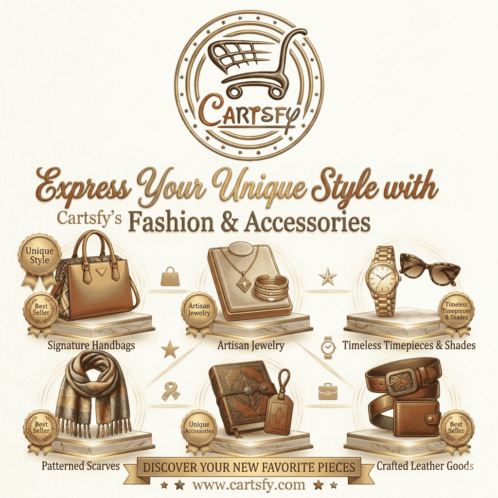 Express Your Unique Style with Cartsfy's Fashion & Accessories