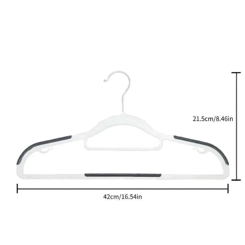 10-Pack: Heavy-Duty Plastic Anti-Skid Clothes Hangers DailySale Default Title Default Title-