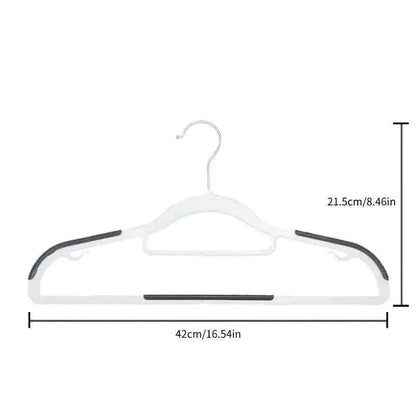 10-Pack: Heavy-Duty Plastic Anti-Skid Clothes Hangers DailySale Default Title Default Title-