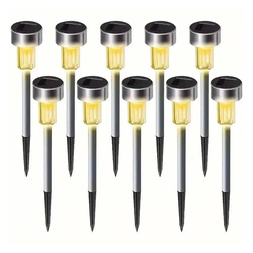 10-Pack: Outdoor Solar Landscape Lawn Light DailySale Multicolor White Warm White Multicolor-White-Warm White-