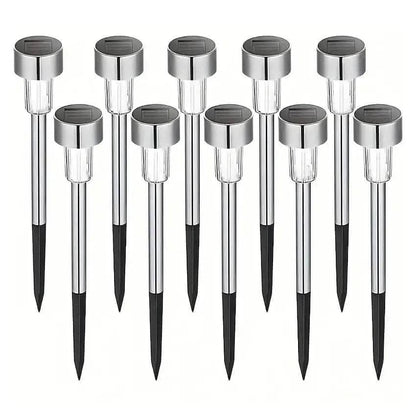 10-Pack: Outdoor Solar Landscape Lawn Light DailySale Multicolor White Warm White Multicolor-White-Warm White-