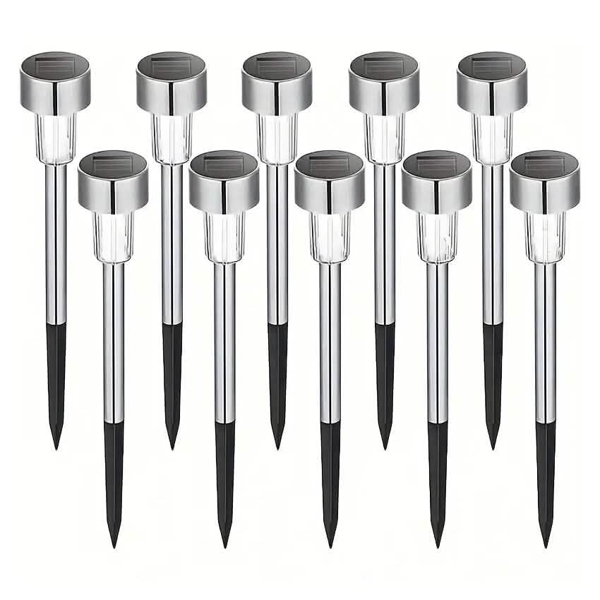 10-Pack: Outdoor Solar Landscape Lawn Light DailySale Multicolor White Warm White Multicolor-White-Warm White-
