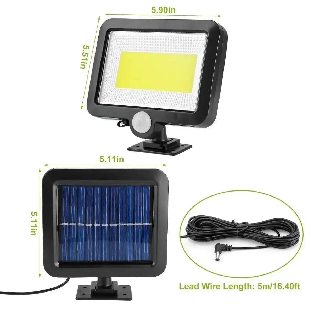 100 LED Solar Powered Wall Lights Outdoor DailySale Default Title Default Title-