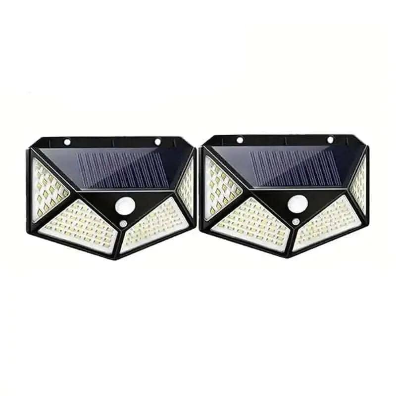 100-LED Solar Rechargeable Outdoor Light DailySale 2-Piece 6-Piece 2-Piece-6-Piece-