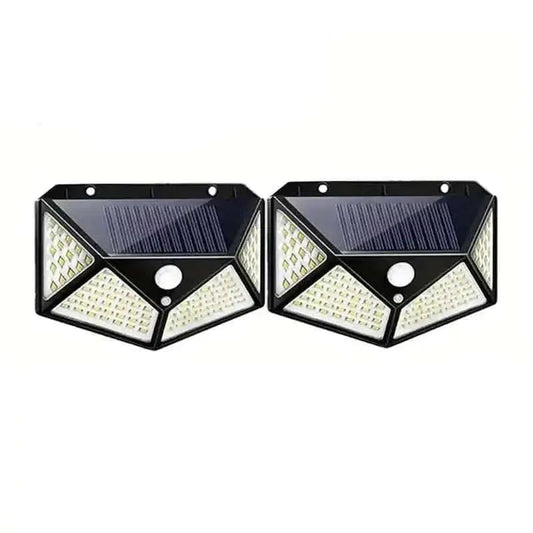 100-LED Solar Rechargeable Outdoor Light DailySale 2-Piece 6-Piece 2-Piece-6-Piece-