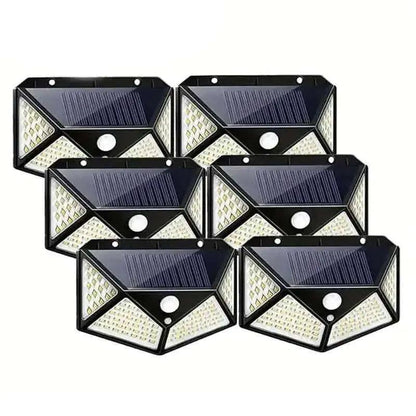 100-LED Solar Rechargeable Outdoor Light DailySale 2-Piece 6-Piece 2-Piece-6-Piece-