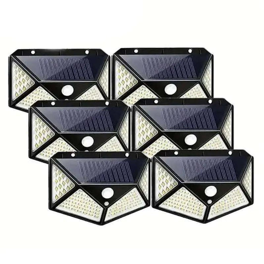 100-LED Solar Rechargeable Outdoor Light DailySale 2-Piece 6-Piece 2-Piece-6-Piece-
