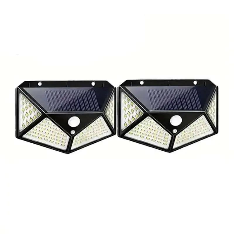 100-LED Solar Rechargeable Outdoor Light DailySale 2-Piece 6-Piece 2-Piece-6-Piece-