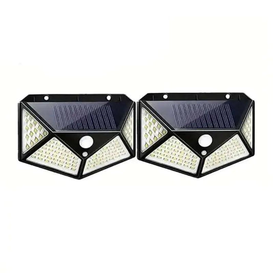 100-LED Solar Rechargeable Outdoor Light DailySale 2-Piece 6-Piece 2-Piece-6-Piece-