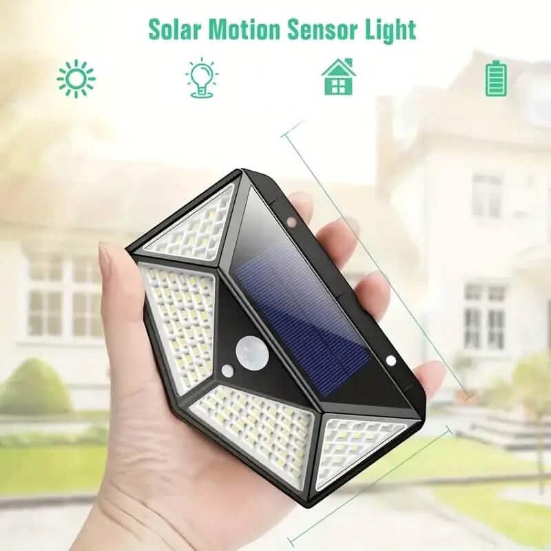 100-LED Solar Rechargeable Outdoor Light Cartsfy Inc.