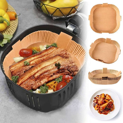100-Pack: Air Fryer Disposable Paper Liners Cartsfy Inc.
