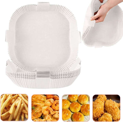 100-Pack: Air Fryer Disposable Paper Liners Cartsfy Inc.