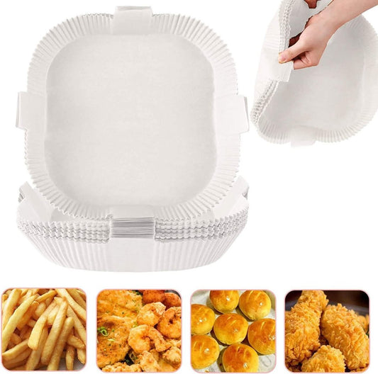 100 - Pack: Air Fryer Disposable Paper Liners - Cartsfy Inc.