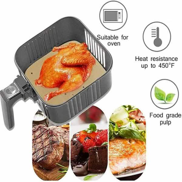100 - Piece: Air Fryer Parchment Paper - Cartsfy Inc.