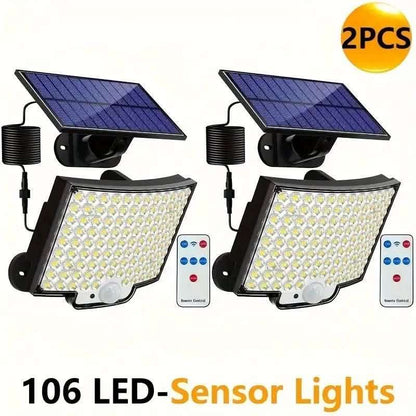 106 LED Security Lamp Dusk To Dawn 270° Wide Angle Outdoor Lighting Cartsfy Inc.
