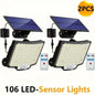 106 LED Security Lamp Dusk To Dawn 270° Wide Angle Outdoor Lighting Cartsfy Inc.