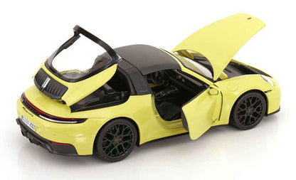 Maisto Porsche 911 992.2 Targa 4 GTS Hybrid Light Yellow 1:18