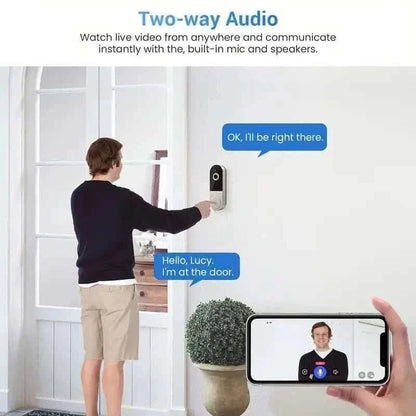 1080P HD Smart Doorbell Camera with AI Detection & Night Vision Cartsfy Inc.