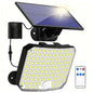 118 LED Solar Motion Sensor Flood Lights with Remote Control Cartsfy Inc.