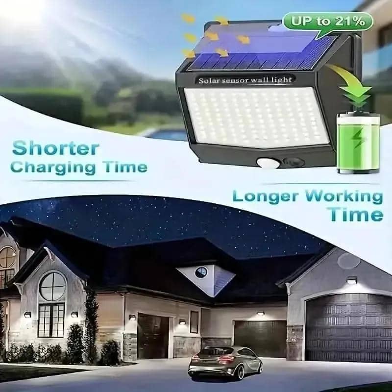 118 LED Ultra-Bright Solar Outdoor Lights DailySale 2-Piece 4-Piece 2-Piece-4-Piece-