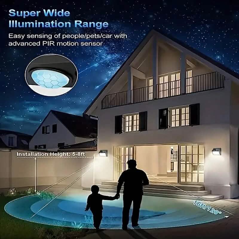 118 LED Ultra - Bright Solar Security Outdoor Lights - Cartsfy Inc.
