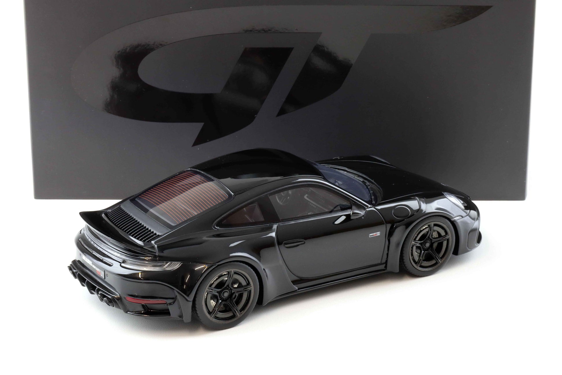 GT Spirit 2023 Brabus 900 Porsche 911 Turbo S Rocket R Black 1:18