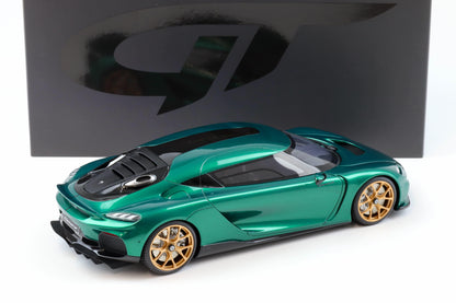 GT Spirit 2024 Koenigsegg Gemera Racing Green w/ Gold Wheels 1:18
