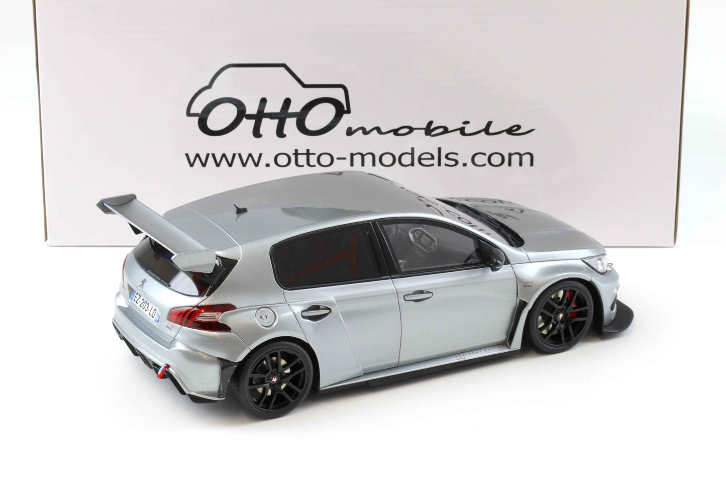 Otto 2020 Peugeot 308 RC by ByFactory Artense Grey 1:18