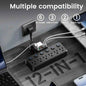 12-in-1 Adjustable Desk Lamp Power Strip – 6 AC Outlets, 3 USB-A & 2 Type-C Ports, Surge Protection Cartsfy Inc.