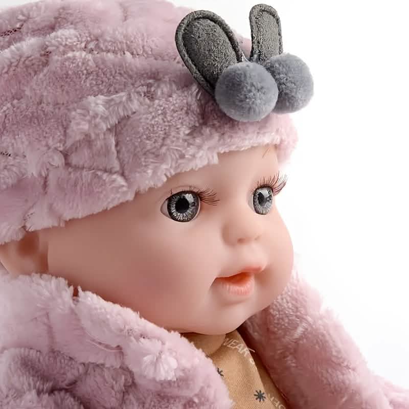 12" Pink Baby Doll – PVC Dress - Up Play Doll (Ages 3+) - Cartsfy Inc.