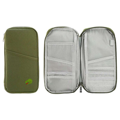 12 Pocket Travel Passport Wallet Cartsfy Inc.
