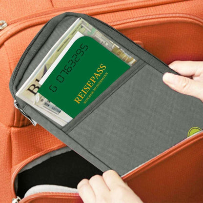 12 Pocket Travel Passport Wallet Cartsfy Inc.