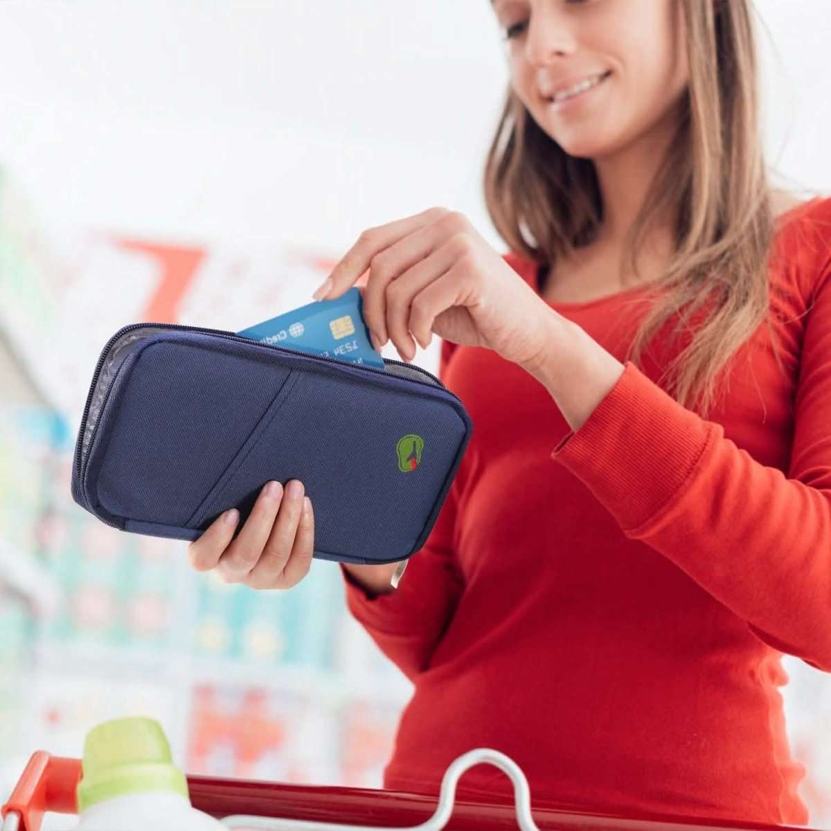 12 Pocket Travel Passport Wallet Cartsfy Inc.