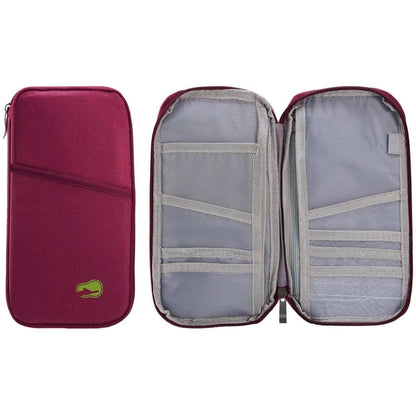 12 Pocket Travel Passport Wallet Cartsfy Inc.