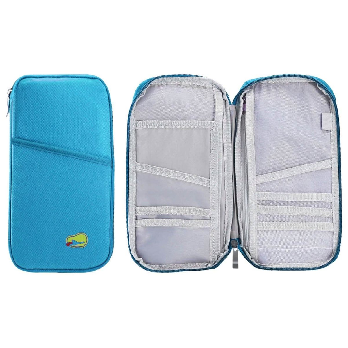 12 Pocket Travel Passport Wallet - Cartsfy Inc.