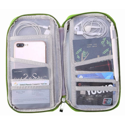 12 Pocket Travel Passport Wallet - Cartsfy Inc.