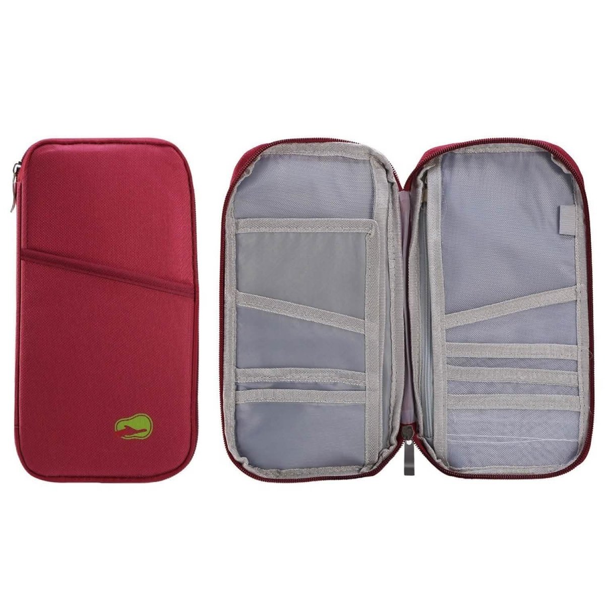 12 Pocket Travel Passport Wallet - Cartsfy Inc.