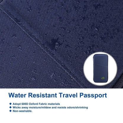 12 Pocket Travel Passport Wallet - Cartsfy Inc.