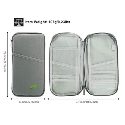 12 Pocket Travel Passport Wallet - Cartsfy Inc.