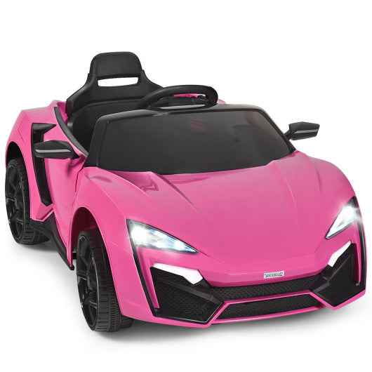 12V 2.4G RC Electric Vehicle with Lights-Pink Cartsfy Inc.