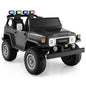 12V 2-Seat Licensed Kids Ride On Toyota FJ40 Car with 2.4G Remote Control-Black Cartsfy Inc.