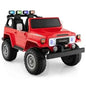 12V 2-Seat Licensed Kids Ride On Toyota FJ40 Car with 2.4G Remote Control-Red Cartsfy Inc.