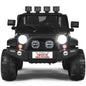 12V 2-Seater Ride on Car Truck with Remote Control and Storage Room-Black Cartsfy Inc.