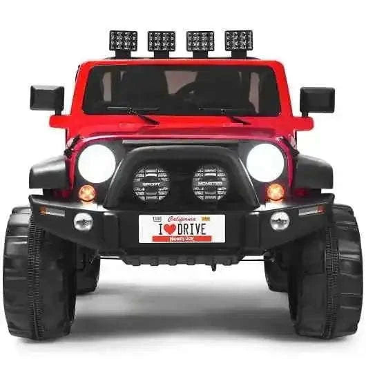 12V 2-Seater Ride on Car Truck with Remote Control and Storage Room-Red Cartsfy Inc.