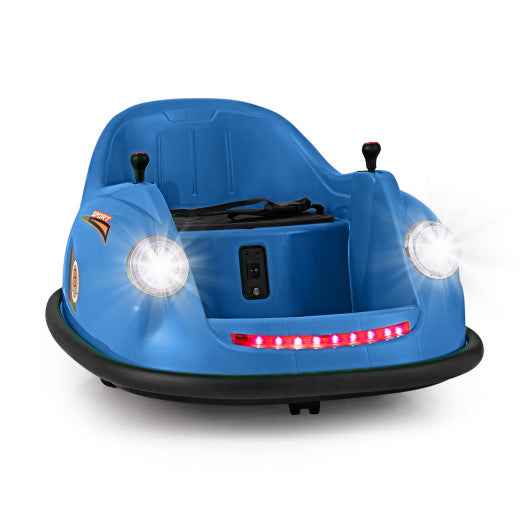 12V Electric Kids Ride on Bumper Car Battery Powered Bumping Car with Remote Control-Navy Cartsfy Inc.